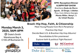 flyer for Hip Hop conference